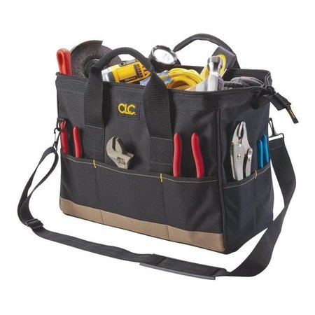 CLC WORK GEAR Tool Bag, Black, Polyester 1165